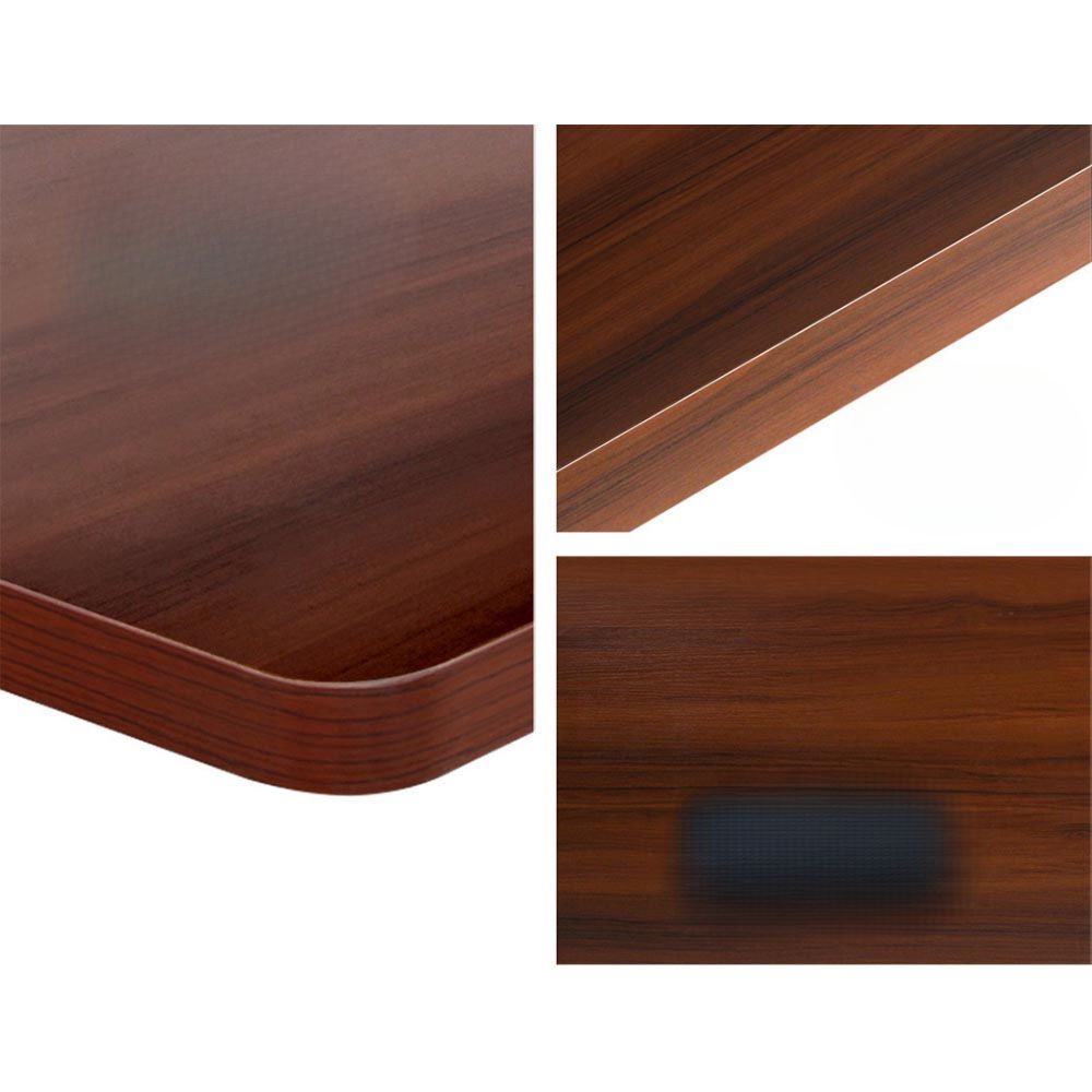 Standing Desk Height Adjustable Sit Stand Desks White Walnut