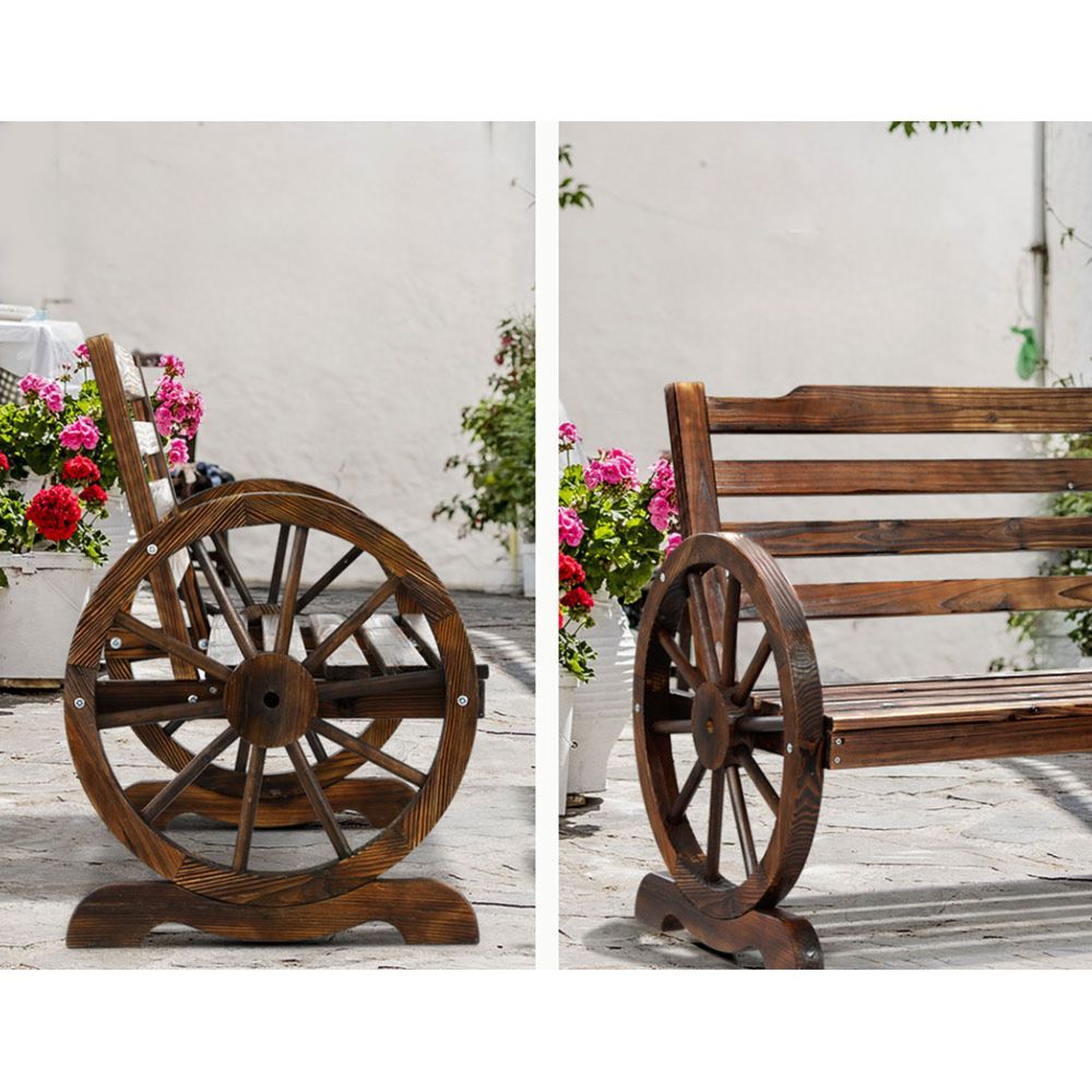 Wooden Outdoor Garden Bench Seat Furniture Patio Chair