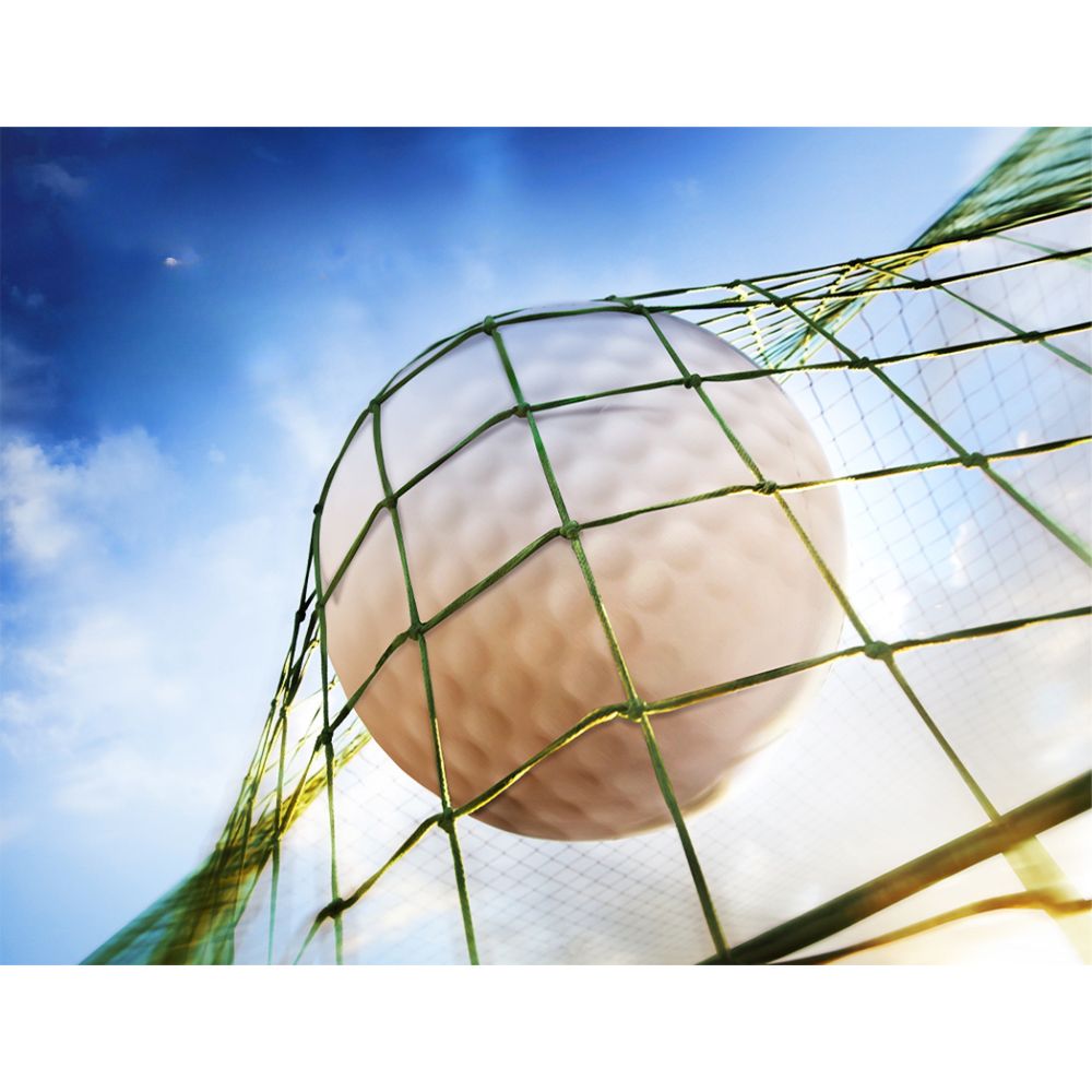 Golf Practice Cage Hitting Net with Steel Frame Football Baseball Training - 3M