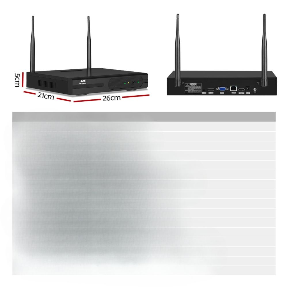 Wireless CCTV 3MP IP Security Camera System Home Outdoor WiFi 8CH 2TB