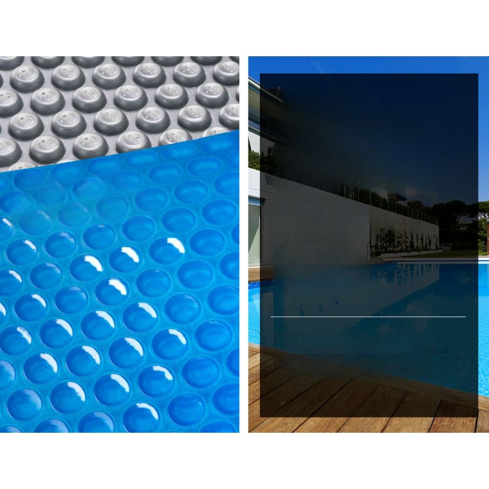 Pool Cover Roller 500 Micron Solar Blanket Swimming Bubble 11mx4.8m