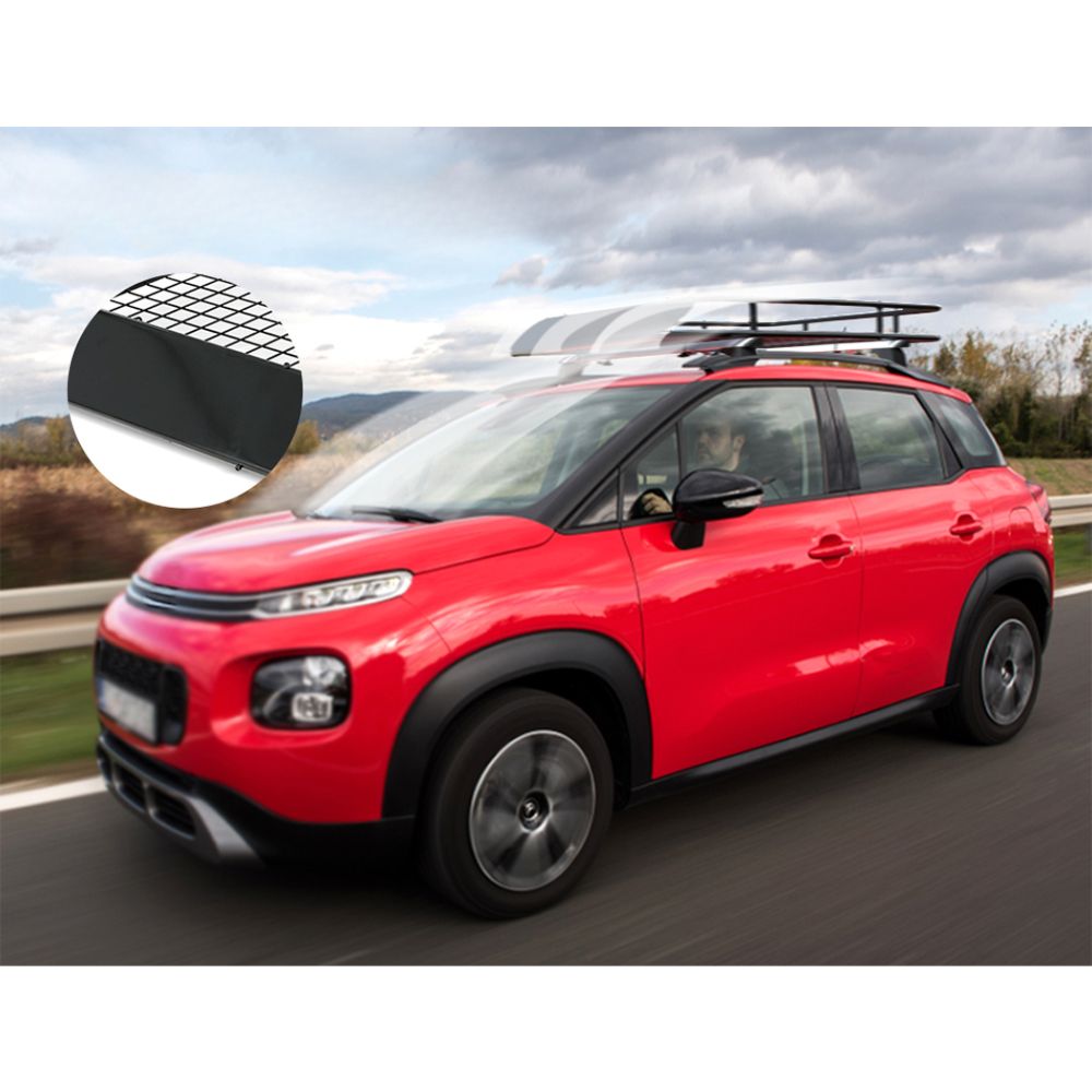 Universal Car Roof Rack Basket Luggage Carrier Steel Cargo - 123cm