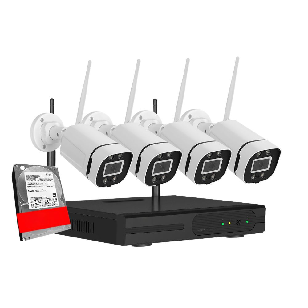 3MP Wireless CCTV WiFi Security Camera System IP Cameras 8CH NVR 2TB