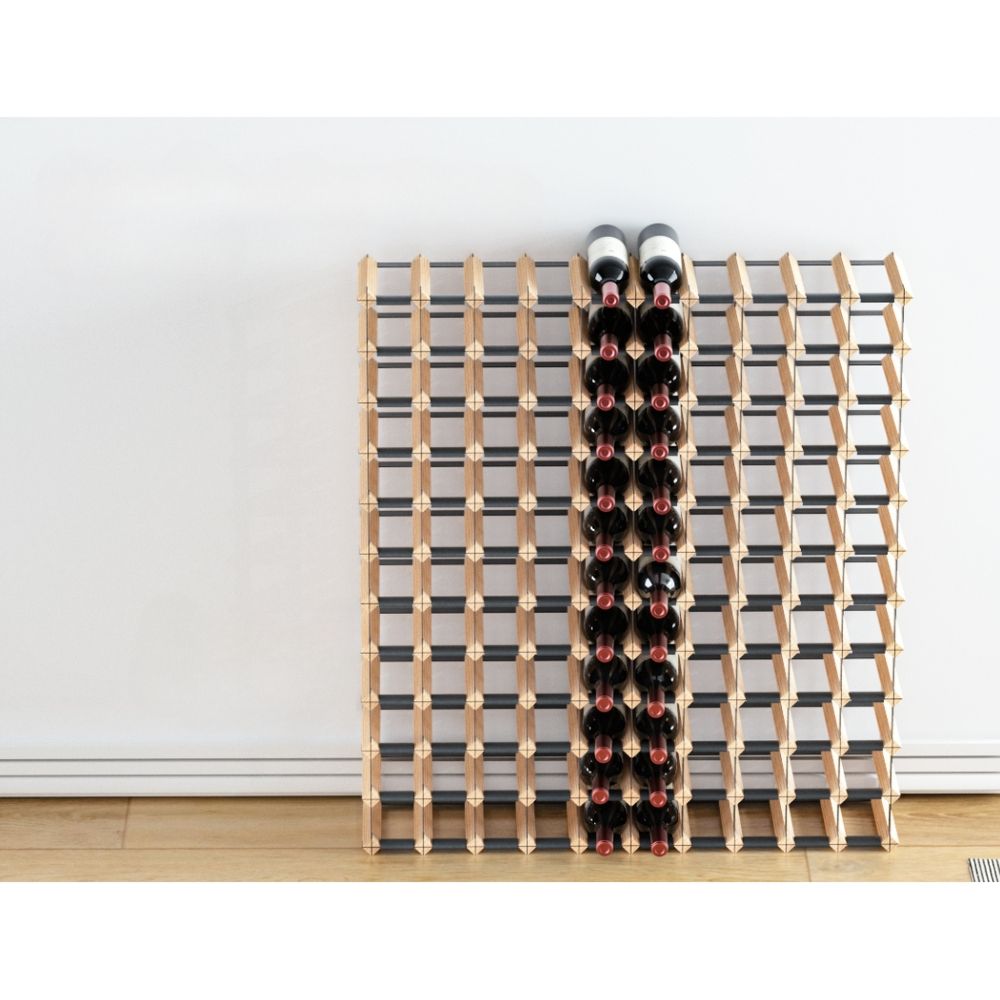 120 Bottle Wine Rack Timber Wooden Storage Wall Racks Organiser Cellar