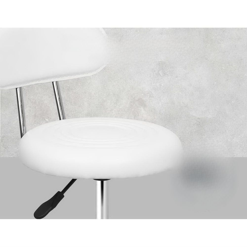 2X Saddle Salon Stool Swivel Backrest Chair Barber Chair