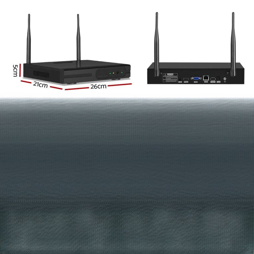 3MP Wireless CCTV Security Camera System WiFi Home Outdoor 8CH NVR 1TB