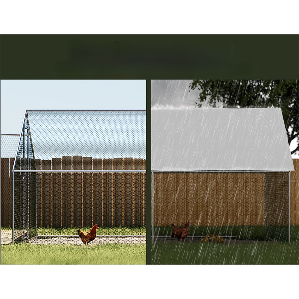 Chicken Cage Hutch Large Walk In Enclosure Cover - 3mx4mx2m