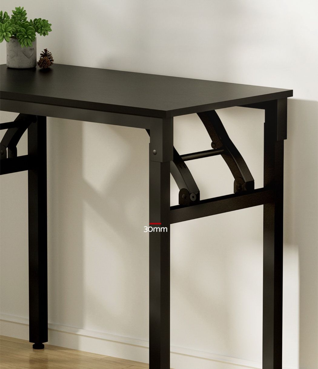 Computer Desk Laptop Table Bookshelf Desk Storage Rack Office Study Black
