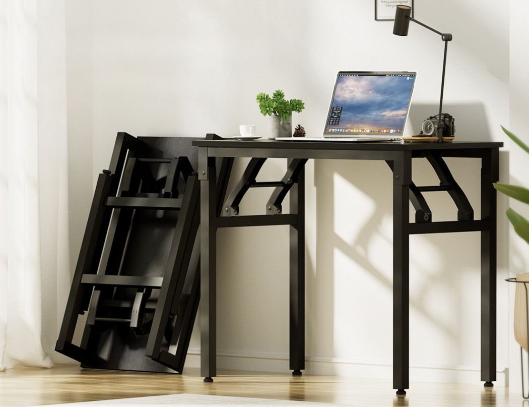 Computer Desk Laptop Table Bookshelf Desk Storage Rack Office Study Black