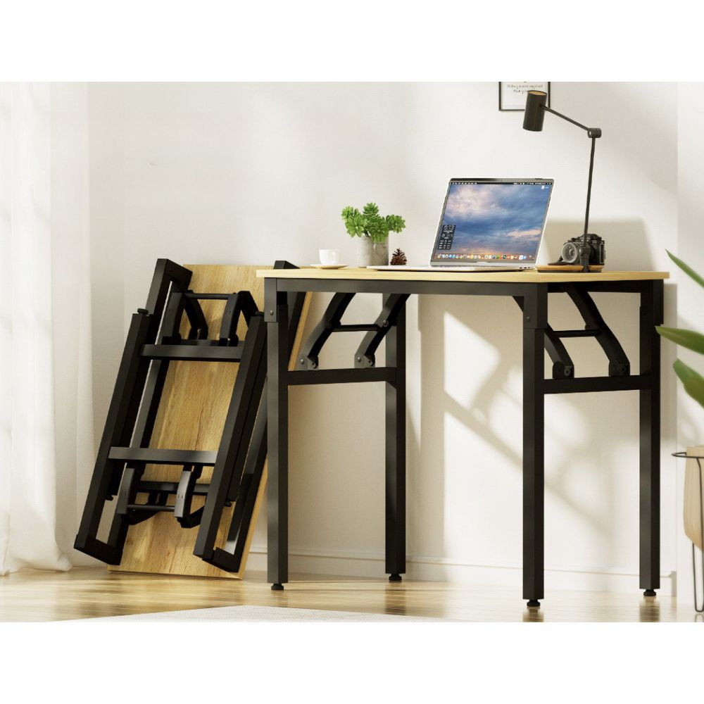 Computer Desk Laptop Table Bookshelf Desk Storage Rack Office Study Oak