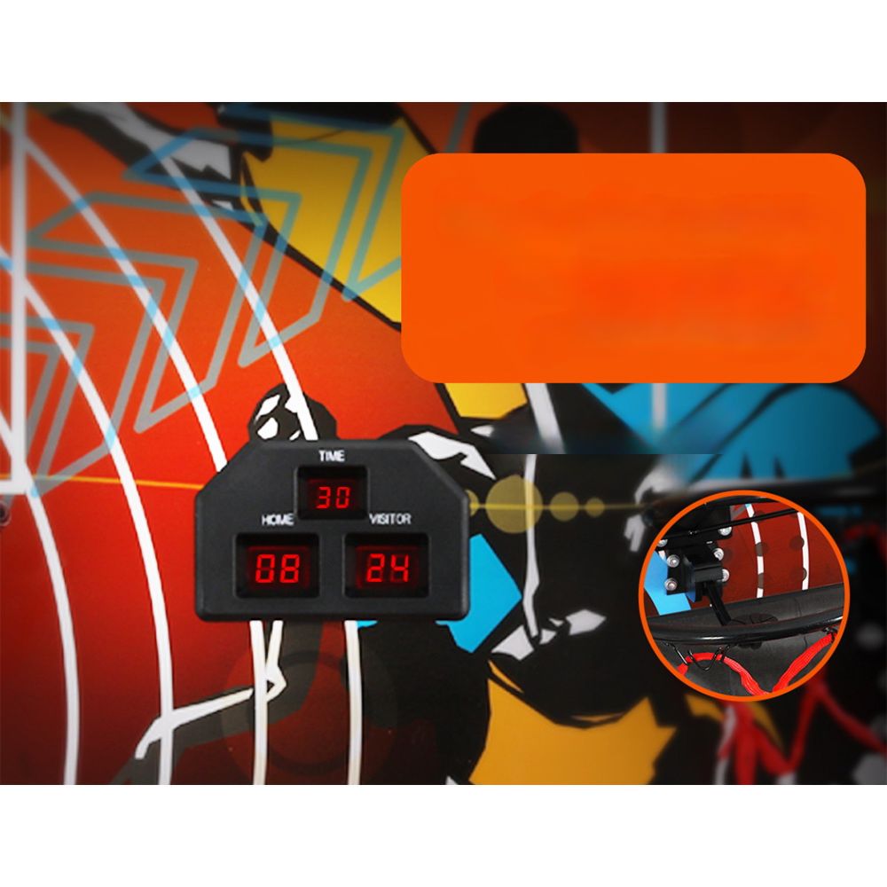 Arcade Basketball Game Double shooting Electronic Scoring Folding Outdoor Kids