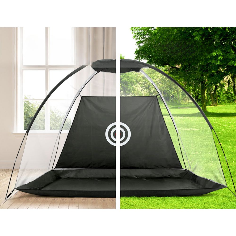 Golf Practice Net Tent Portable Training Aid Driving Target Mat Soccer - 3M
