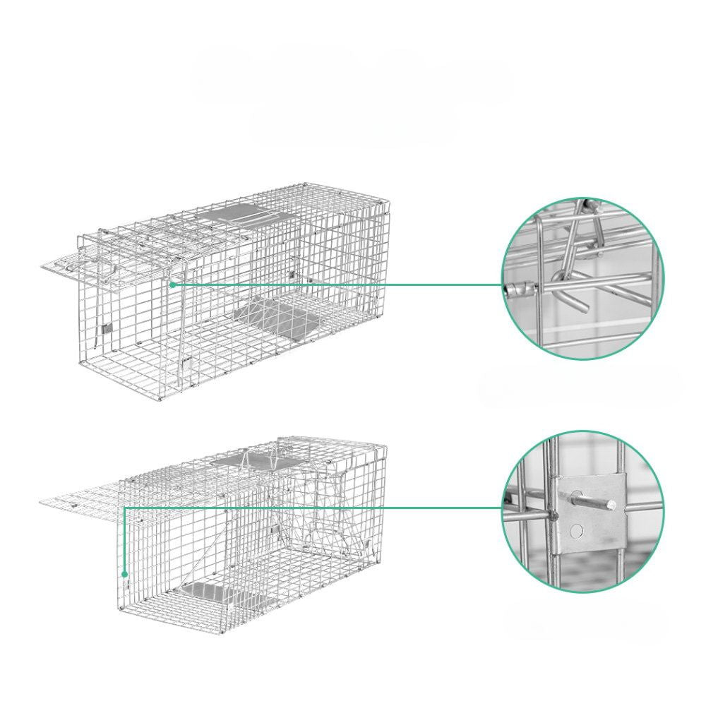 Animal Trap Humane Cage Catch - For Rabbit Cat Hare Fox