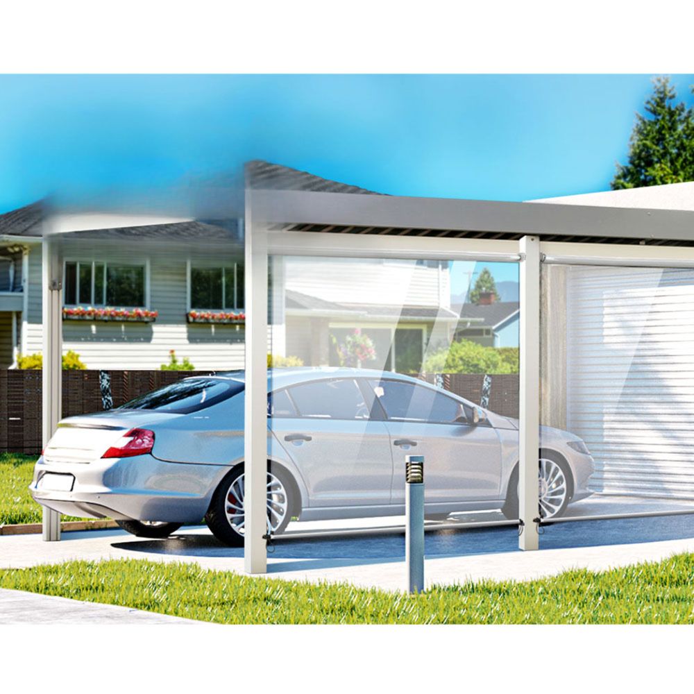 Outdoor Blind Roll Down Retractable Window Shade - 1.5x2.4m