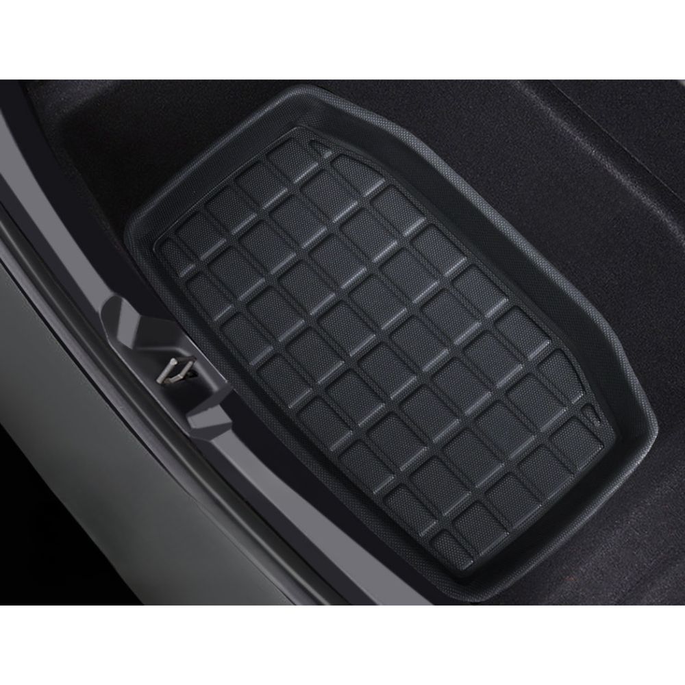 3PCS Car Rear Front Cargo Trunk Toolbox Luggage Rubber Mats for Tesla Model 3 2021-2022