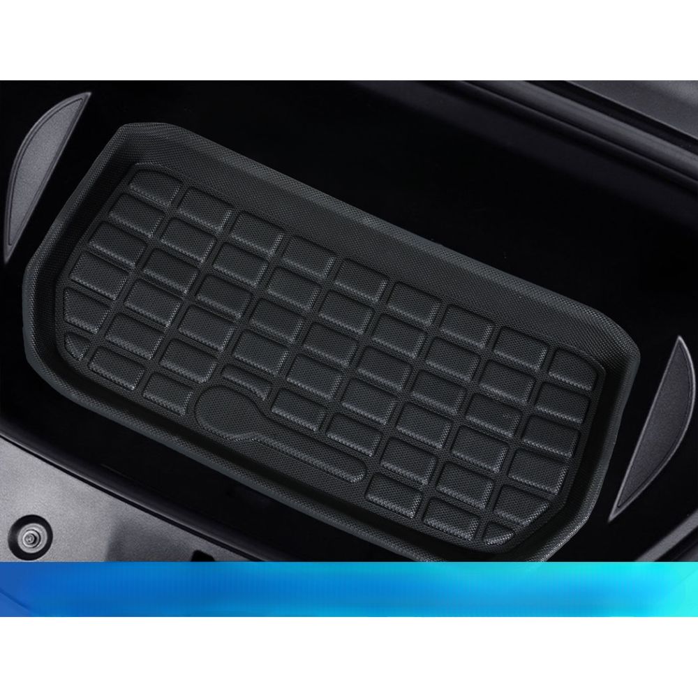 3PCS Car Rear Front Cargo Trunk Toolbox Luggage Rubber Mats for Tesla Model Y 2021-2022