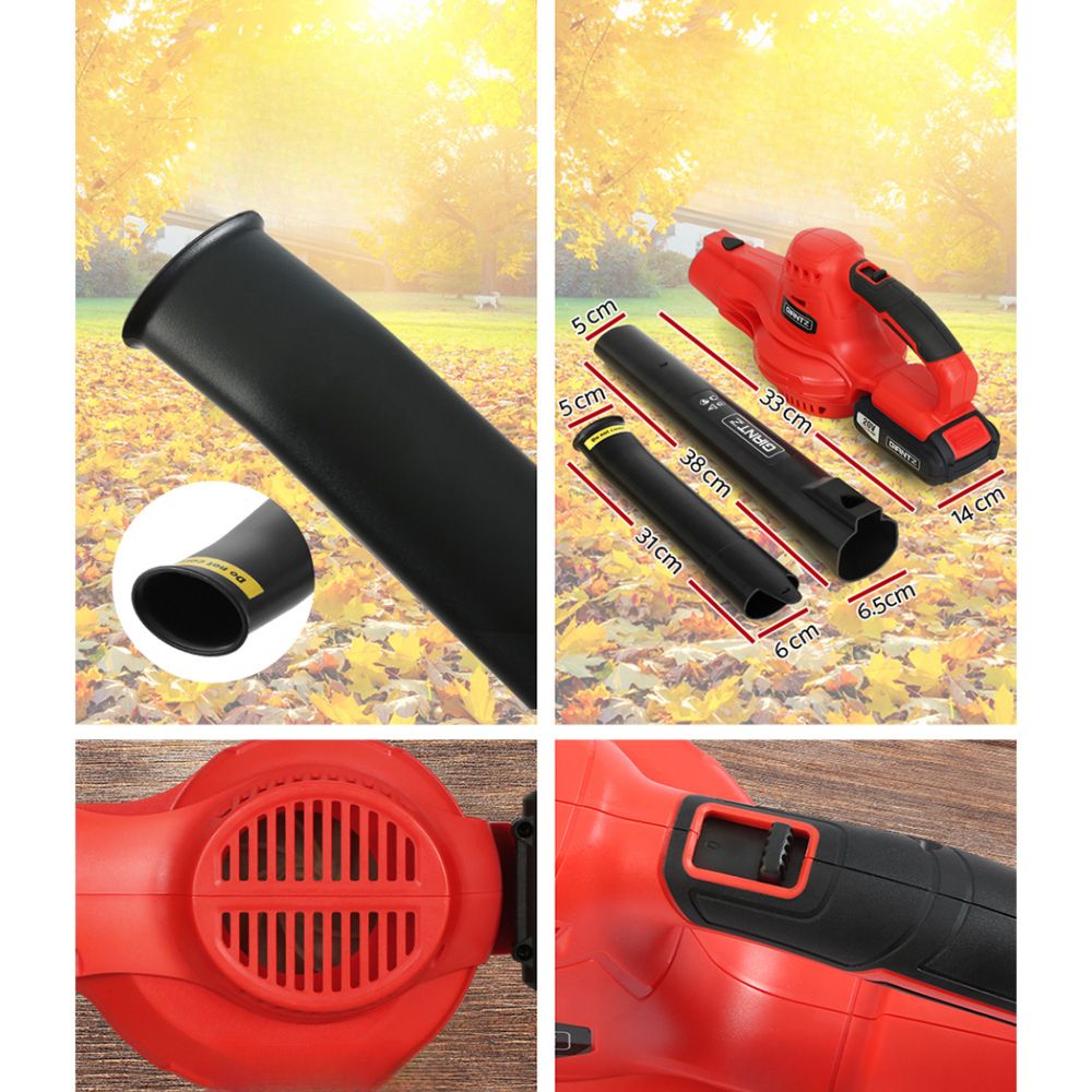 Home Cordless Leaf Blower Garden Lithium Electric Battery - 2 Speed