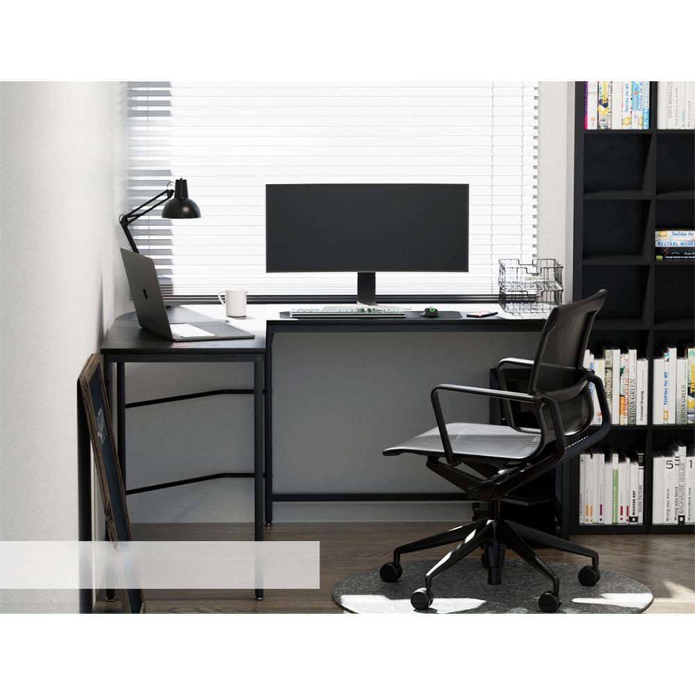 Corner Computer Desk L-Shaped Student Home Office Study Table Workstation