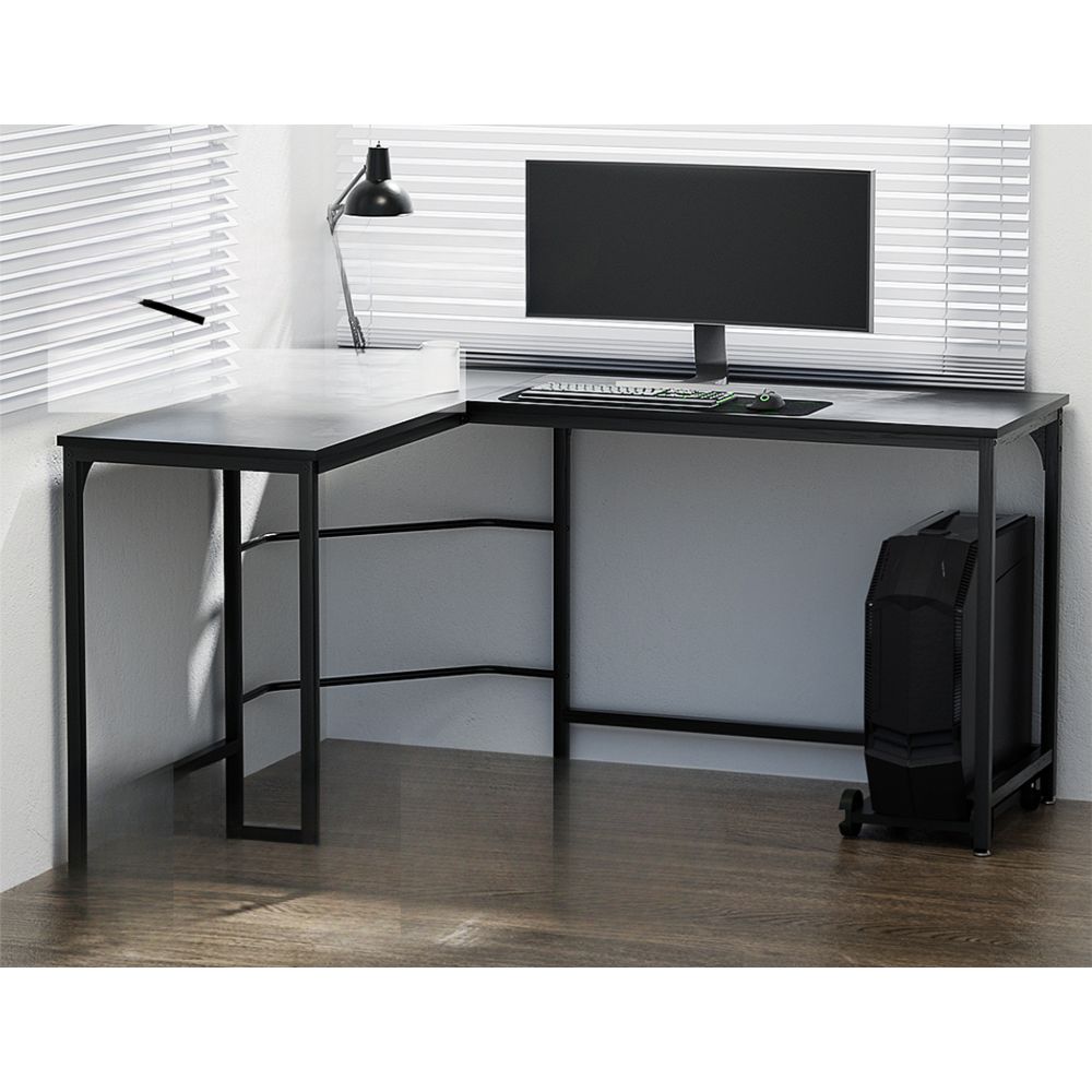 Corner Computer Desk L-Shaped Student Home Office Study Table Workstation