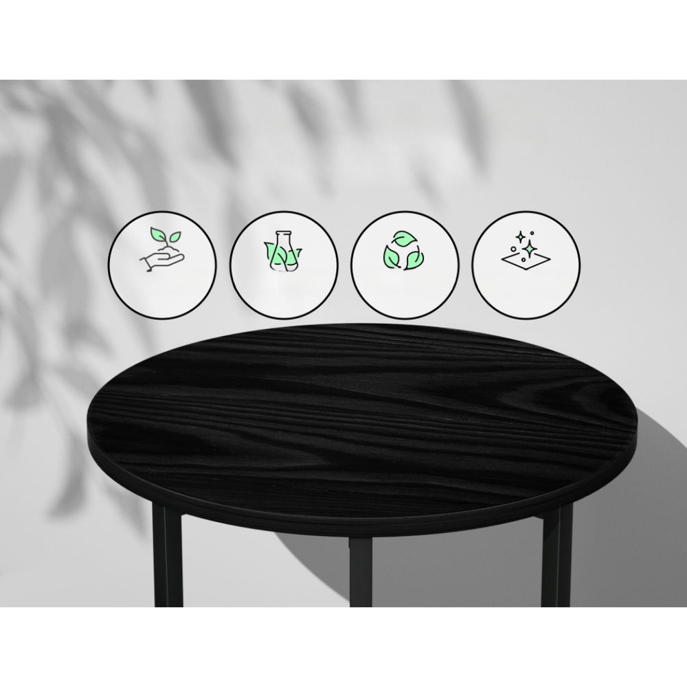 Coffee Table Side Table Laptop Desk Bedside Sofa Wooden Table Metal Frame