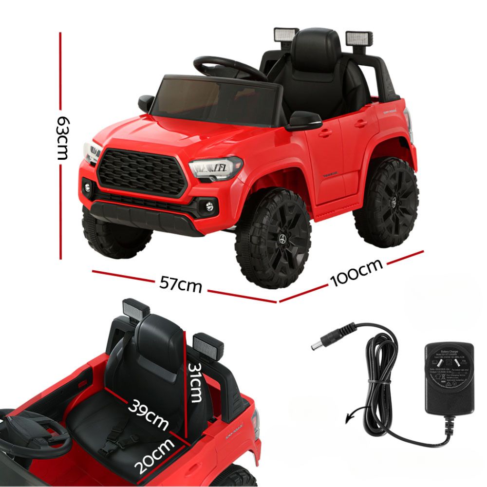 Ride On Car Kids Electric Toy Cars Off Road Jeep 12V Battery Red