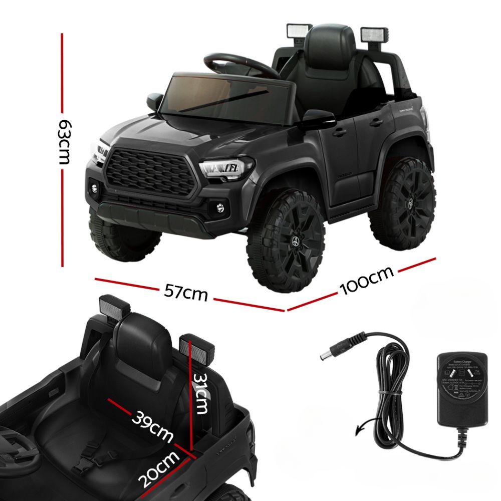 Ride On Car Kids Electric Toy Cars Off Road Jeep 12V Battery Black