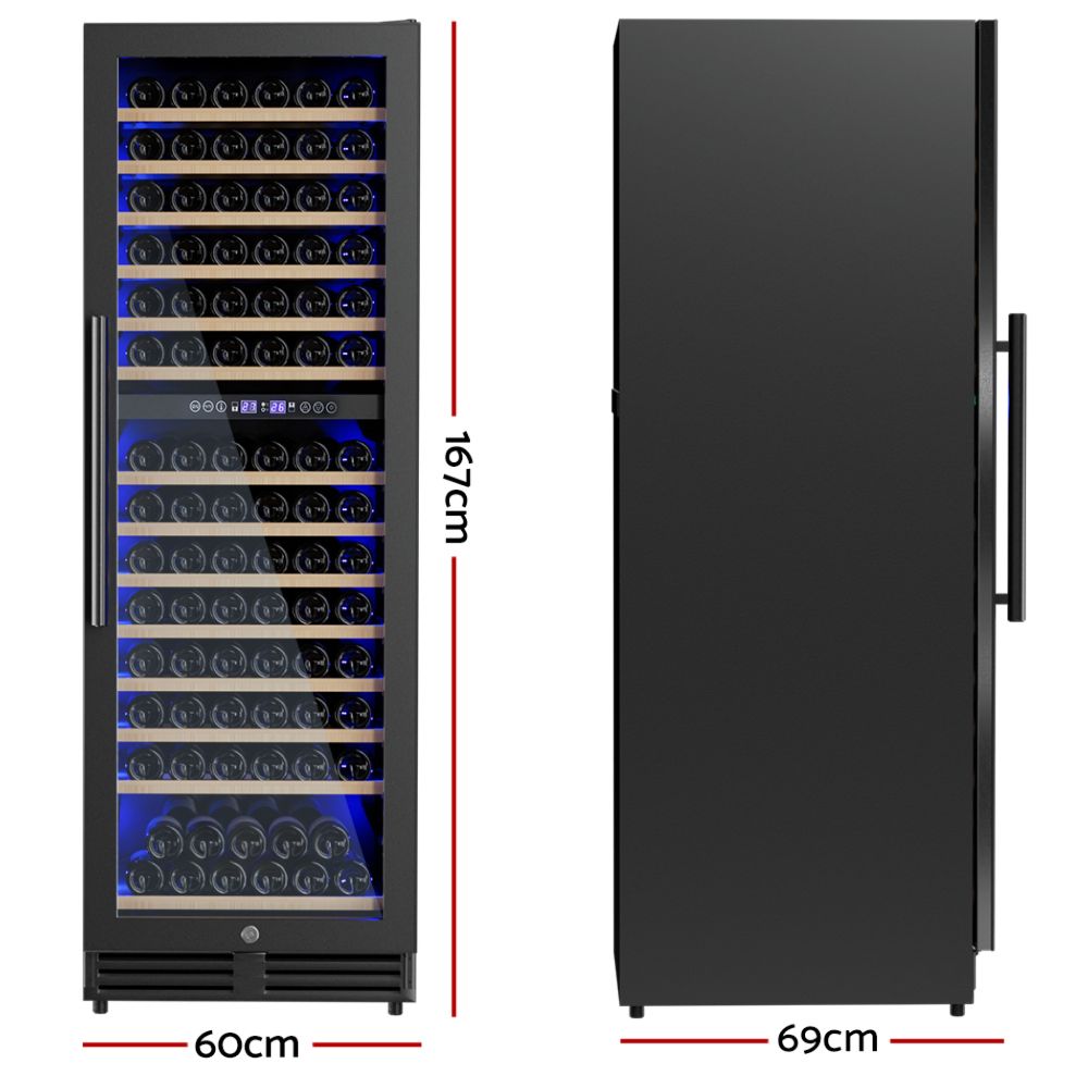 Wine Cooler Fridge Compressor Cellar Chiller Commercial Home 154 Bottles