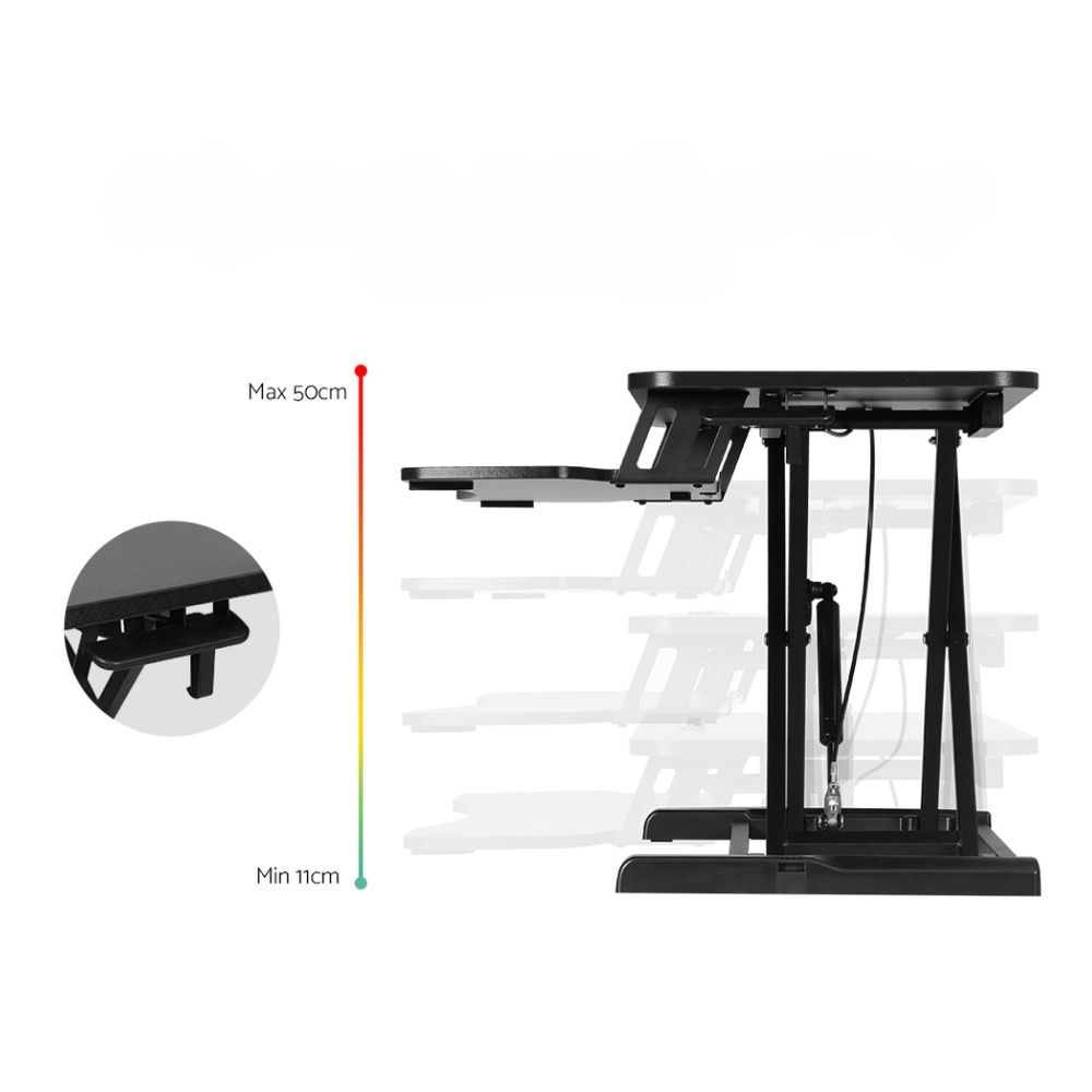 Standing Desk Riser Height Adjustable Sit Stand Computer Laptop Desktop