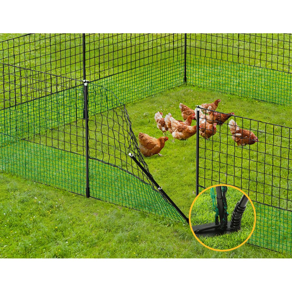 Poultry Chicken Fence Netting Electric Ducks Coop - 50mx125cm