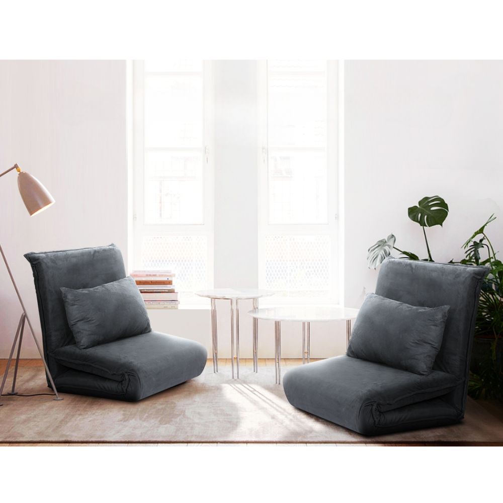 Floor Sofa Bed Lounge Couch Recliner Chair Folding Foam Camping Bed