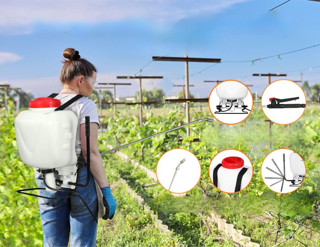 Garden Weed Sprayer Fertiliser Farm Backpack Pesticide Spray - 15L