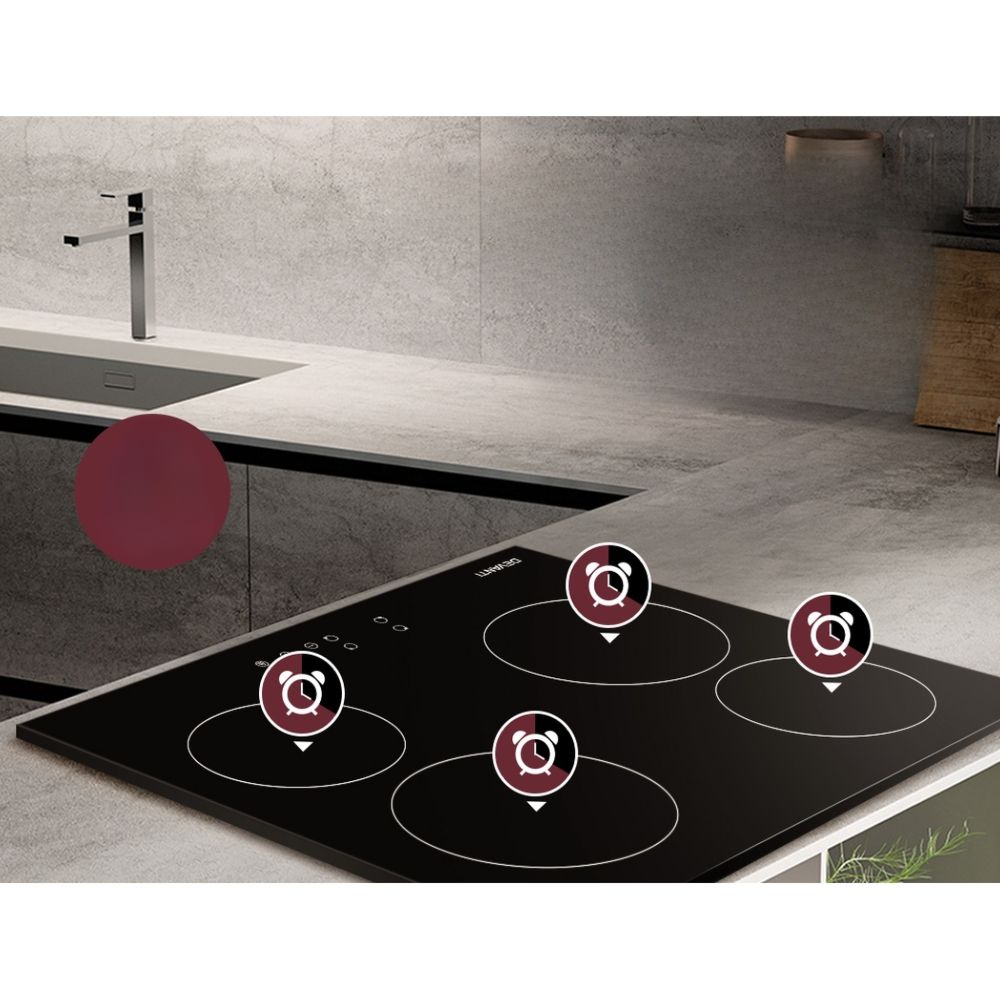 Ceramic Cooktop 60cm Electric Cooker 4 Burner Stove Hob Touch Control