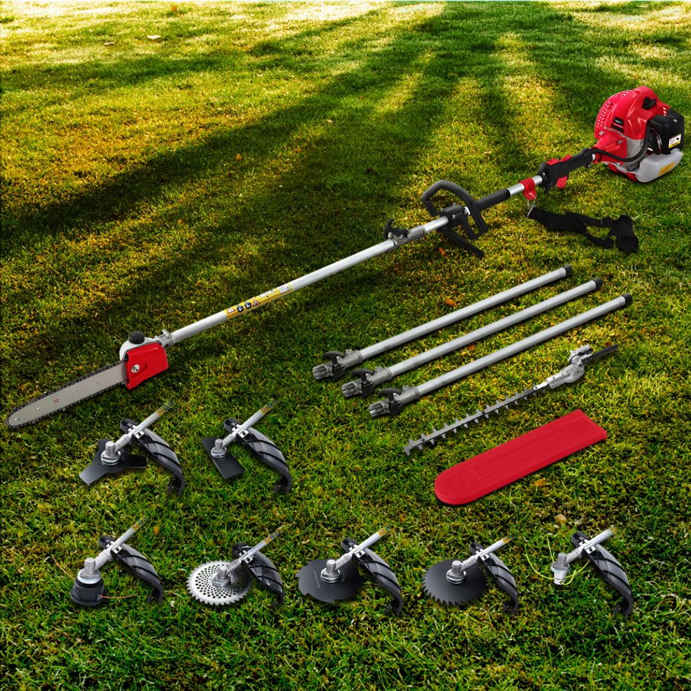 Garden Multi Tool Pole Chainsaw Hedge Trimmer Brush Cutter - 65cc