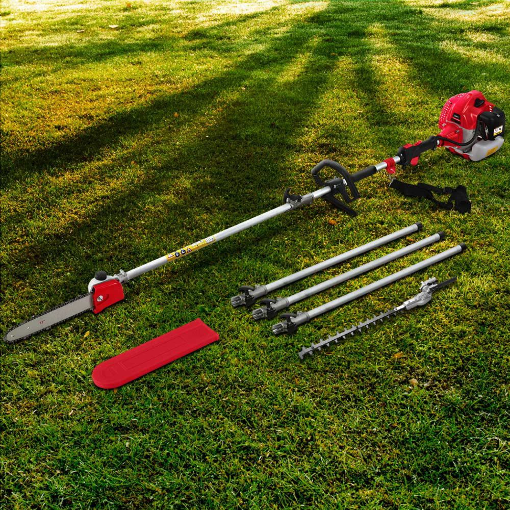 Garden Pole Chainsaw Petrol Hedge Trimmer Chain Saw Cutter - 3.4HP