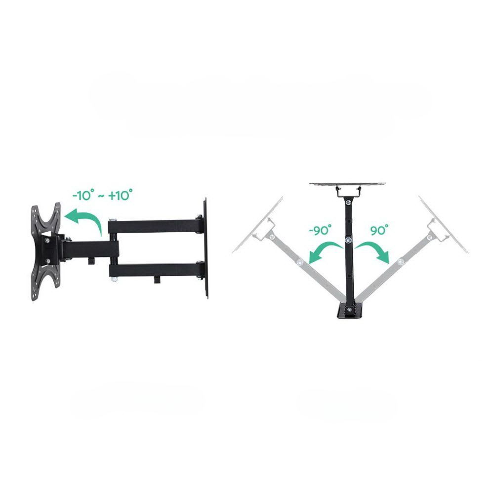 TV Wall Mount Bracket Tilt Swivel Full Motion 32 37 42 Inch Plasma Screen LCD