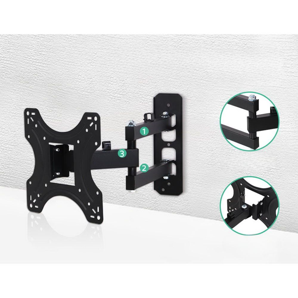 TV Wall Mount Bracket Tilt Swivel Full Motion 32 37 42 Inch Plasma Screen LCD