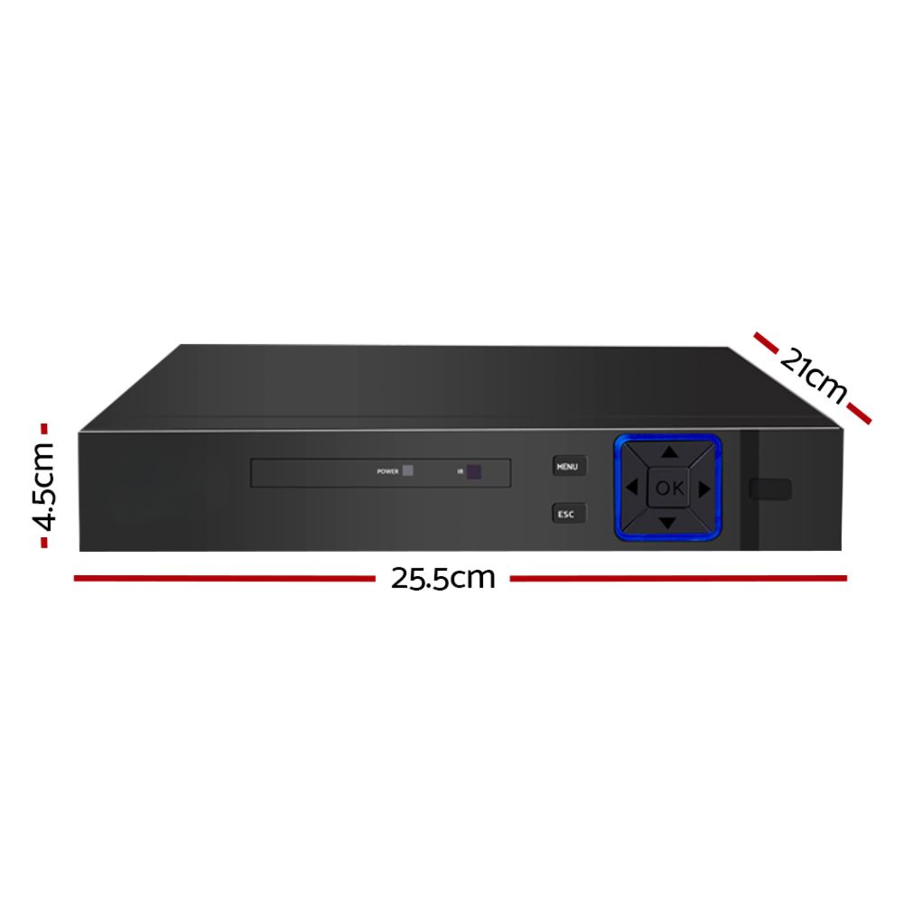 CCTV Security Camera System 4CH DVR 1080P 5in1 Recorder Video 4TB