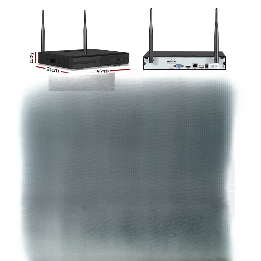 Wireless CCTV Home Security Camera System WIFI Outdoor 8CH 3MP NVR 4TB