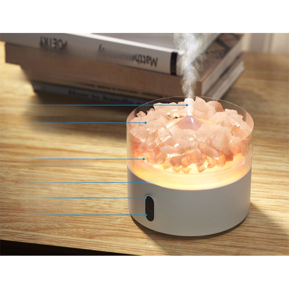 Aroma Diffuser Aromatherapy Essential Oils Air Humidifier LED Crystal