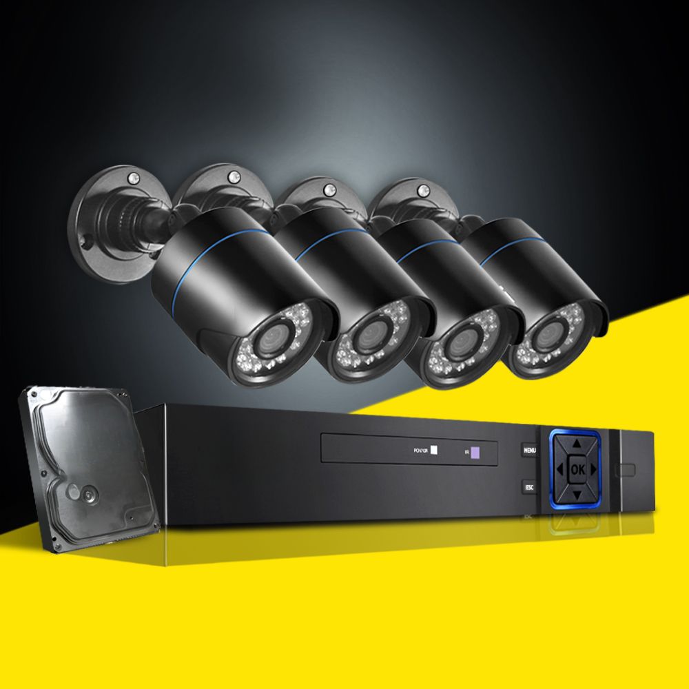 1080P CCTV Camera Home Security System DVR Outdoor HD Night Vision 4TB