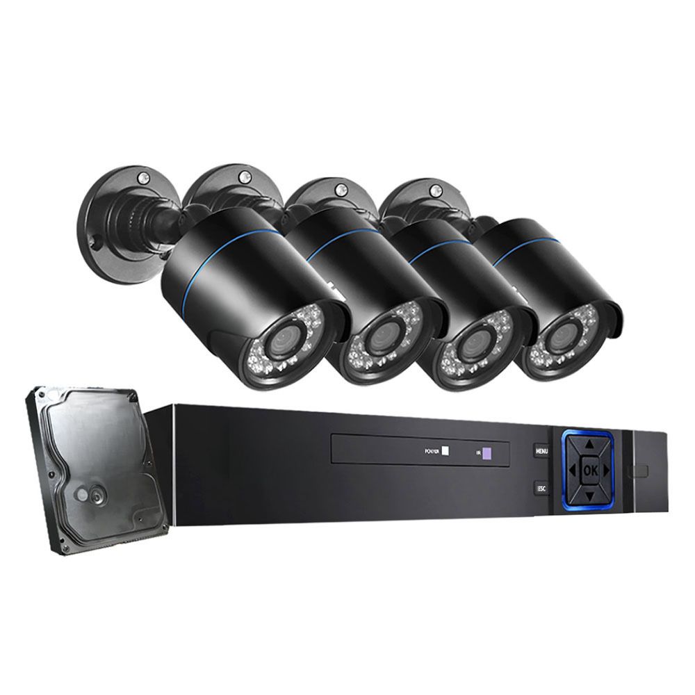 1080P CCTV Camera Home Security System DVR Outdoor HD Night Vision 4TB