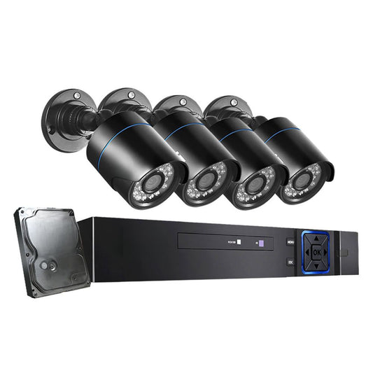 1080P CCTV Camera Home Security System DVR Outdoor HD Night Vision 4TB
