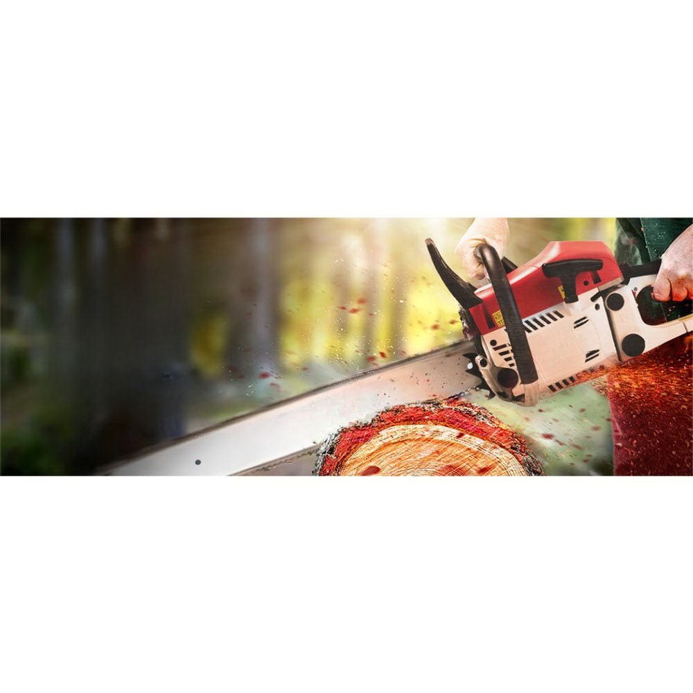 Chainsaw Petrol Commercial Tree Chain Saw 62cc 5.2HP - 22in