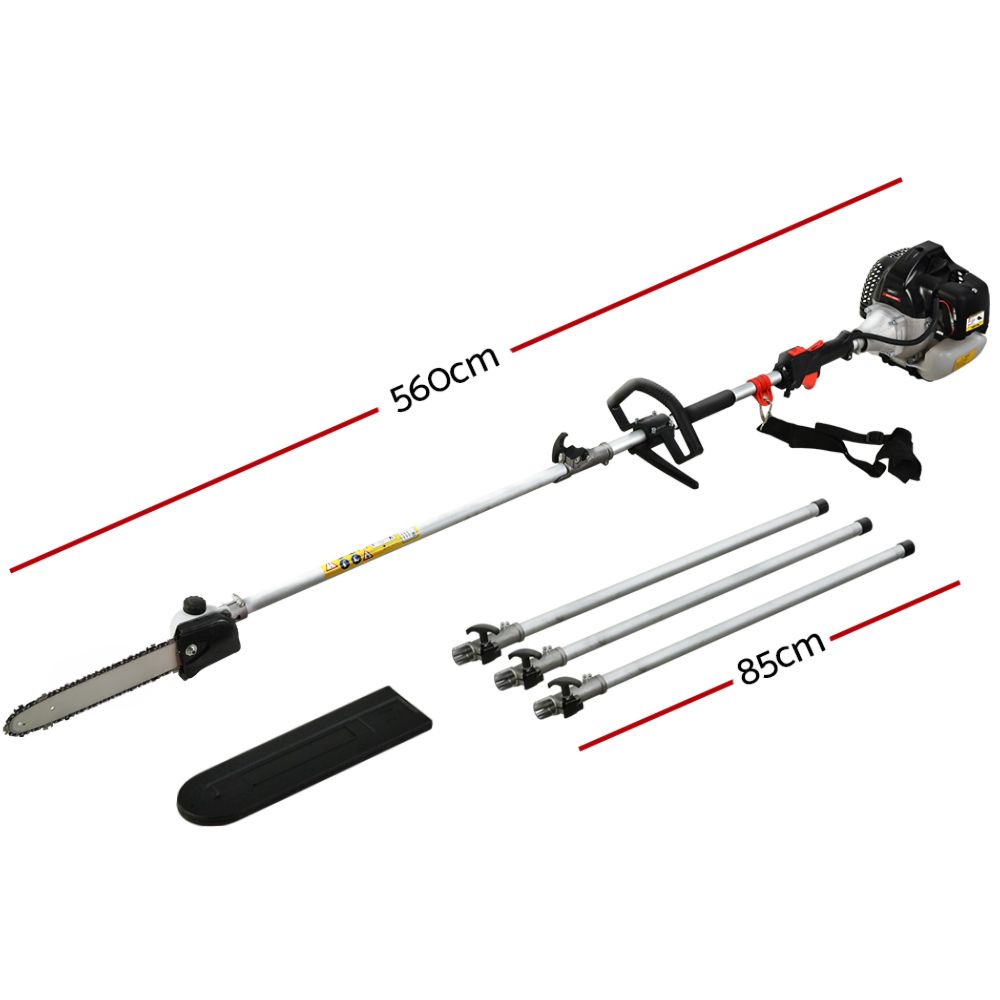 Chainsaw Petrol Saw Chain Pruner Extended Spark Plug 65CC - Black