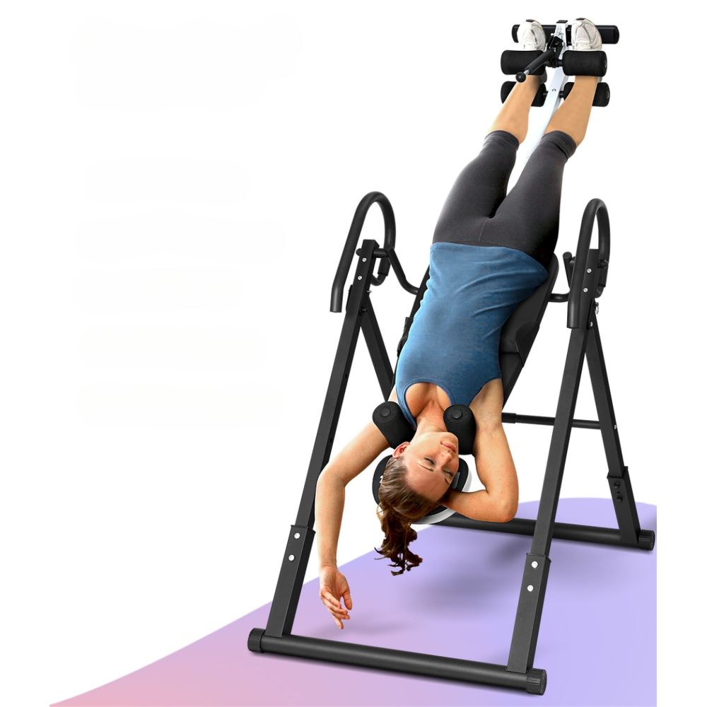 Home Gym Inversion Table Gravity Exercise Inverter Back Stretcher - Max User Weight 120kg