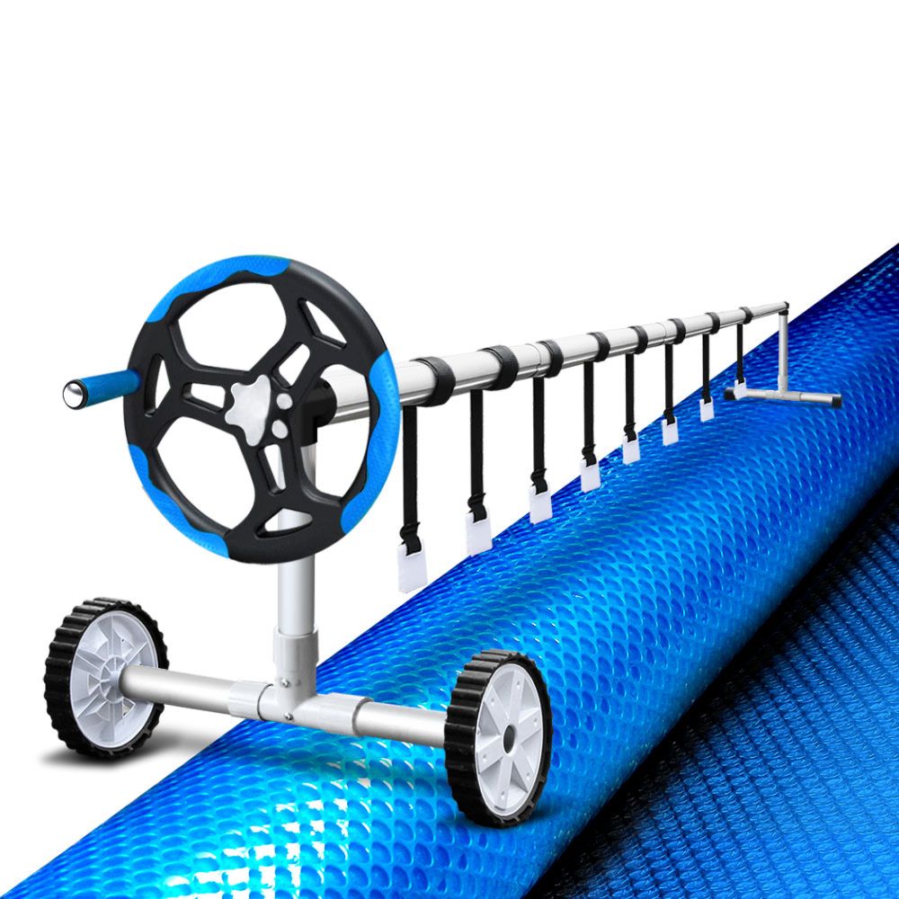 Pool Cover Roller Covers Solar Blanket 500 Micron Swimming 8x4.2M