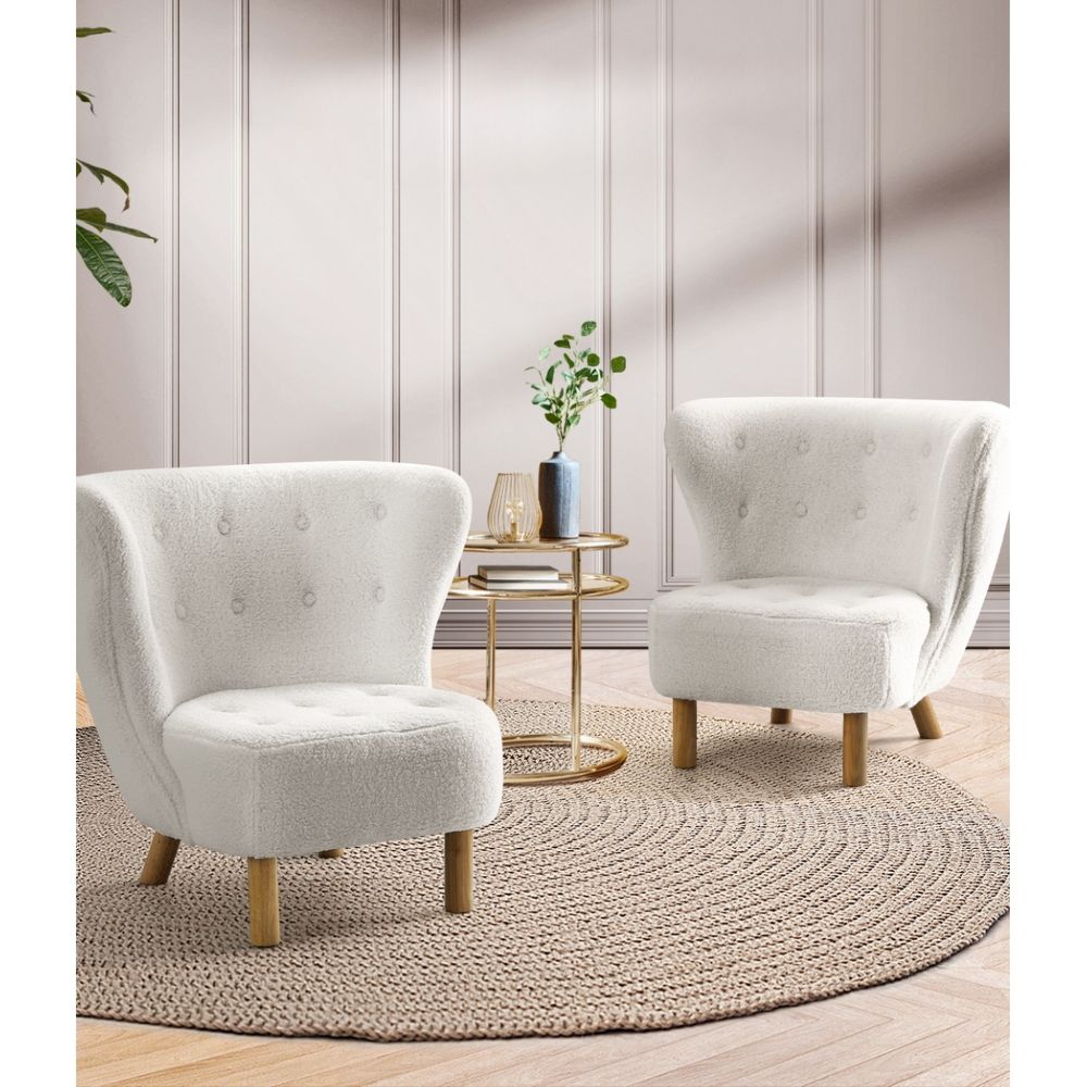 Armchair Lounge Accent Chair Armchairs Couch Chairs Sofa Bedroom White