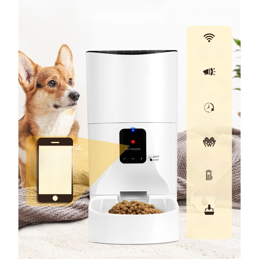Automatic Pet Feeder Auto Wifi Dog Cat Smart Food Dispenser - 9L