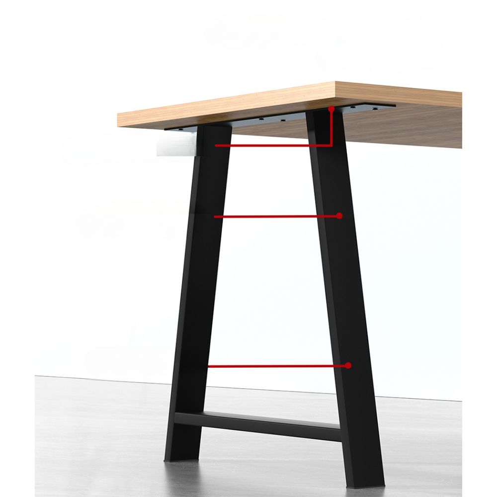 Set of 2 Table Legs Coffee Dining Table Legs DIY Metal Leg 72X50cm