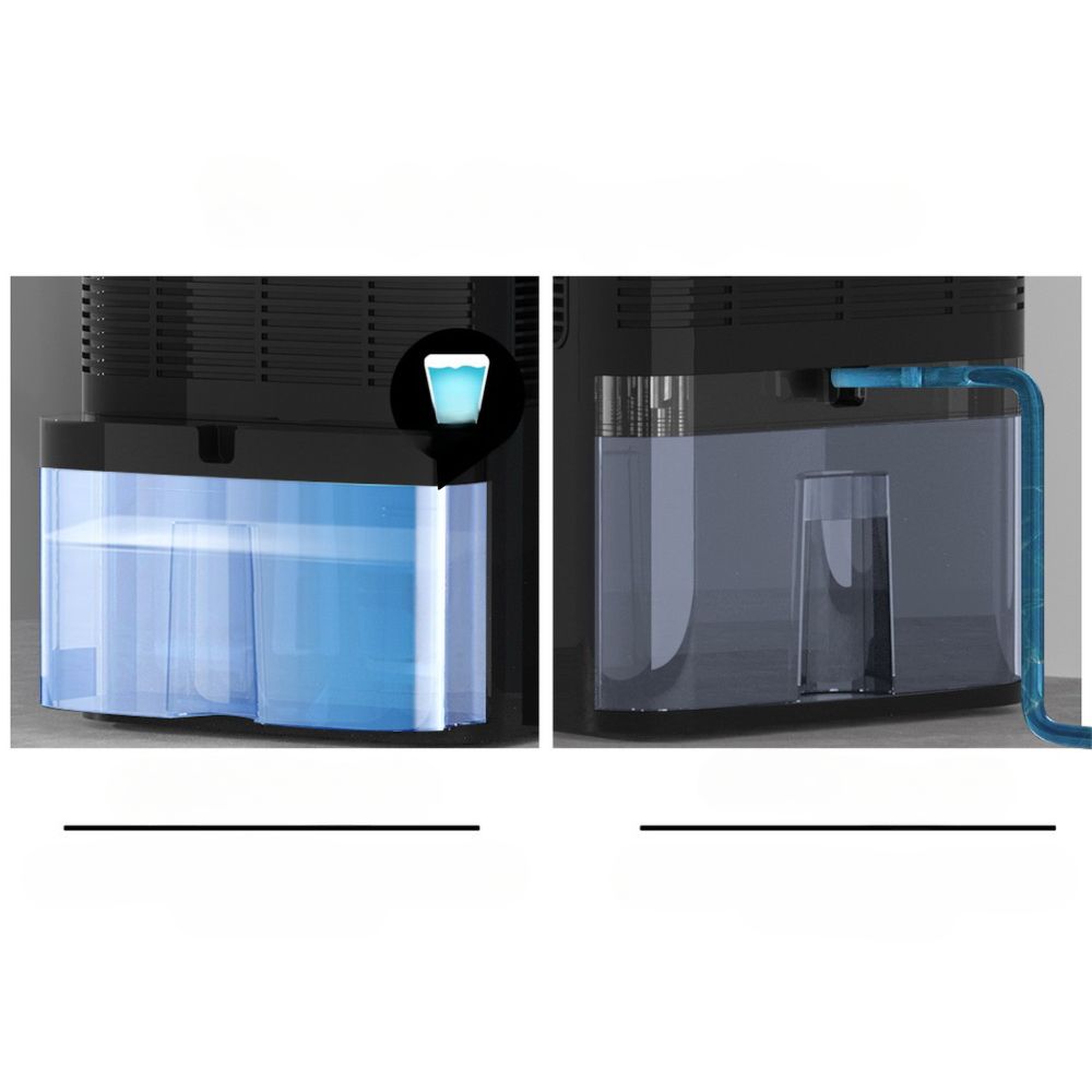 2L Dehumidifier Air Purify Black